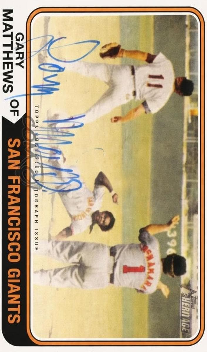 Gary Matthews Jr. trading card