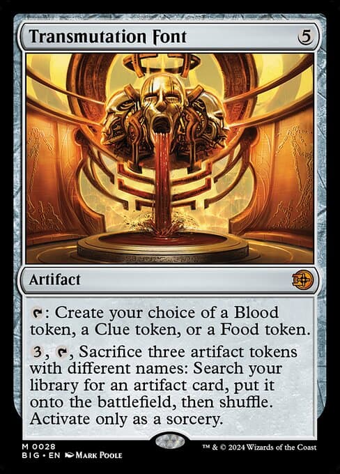 Transmutation Font 2024 Magic: The Gathering