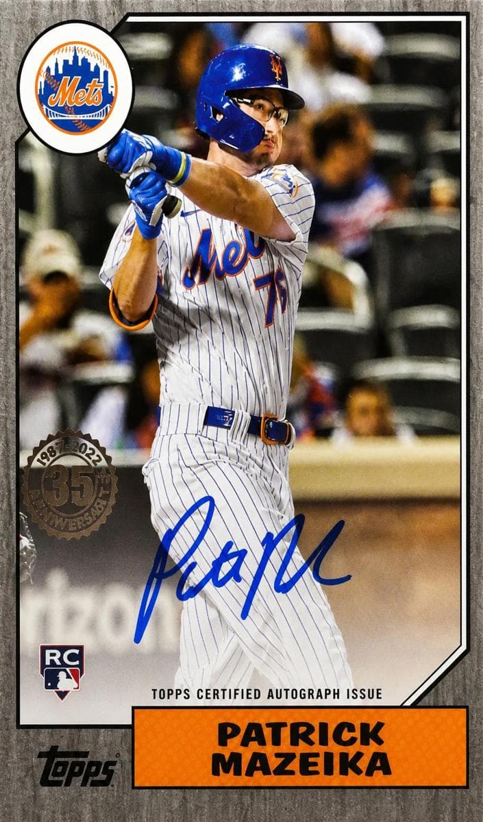 Patrick Mazeika 2022 topps Topps Update