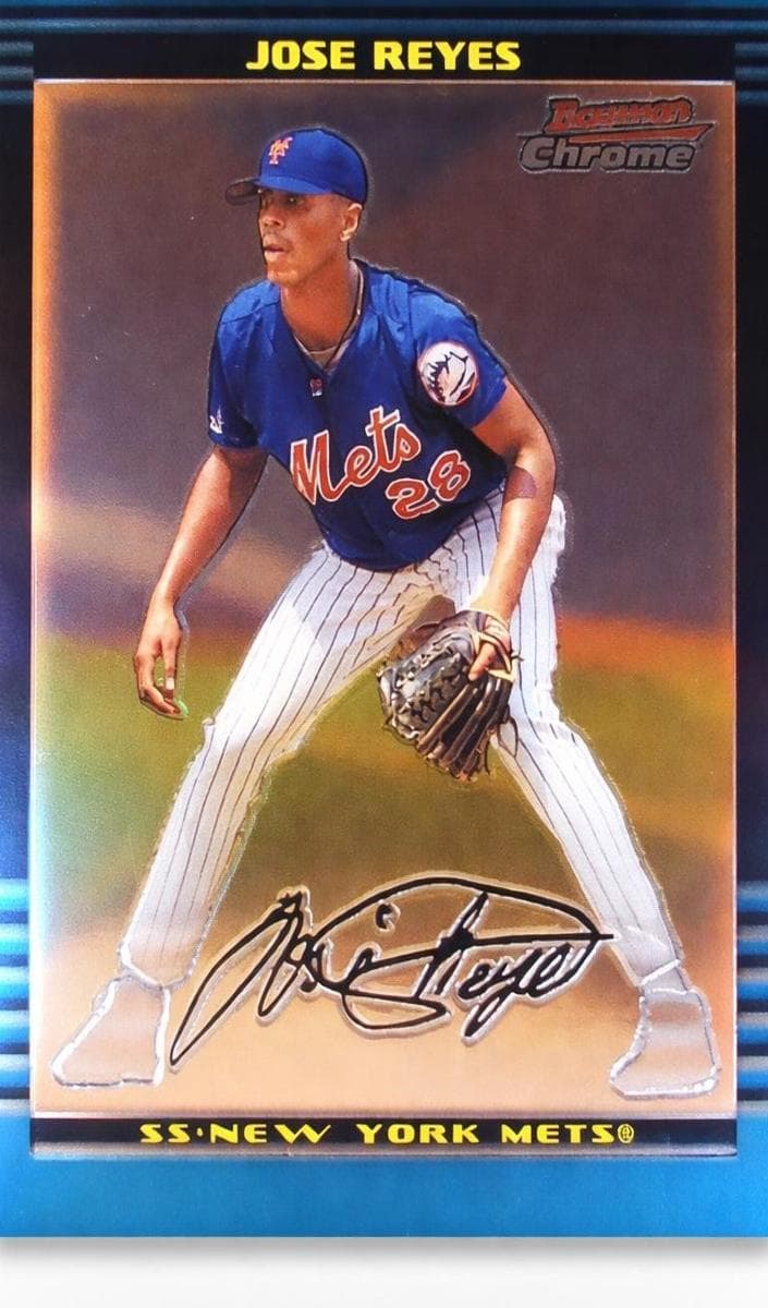 Jose Reyes trading card
