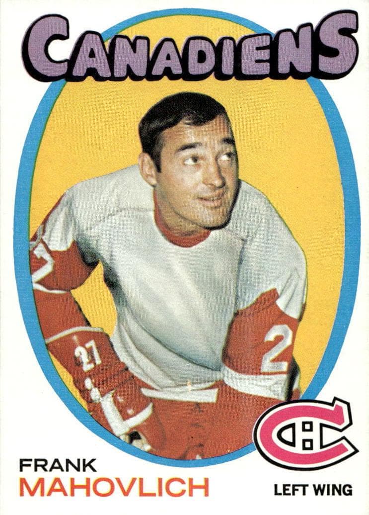 Frank Mahovlich 1971 topps