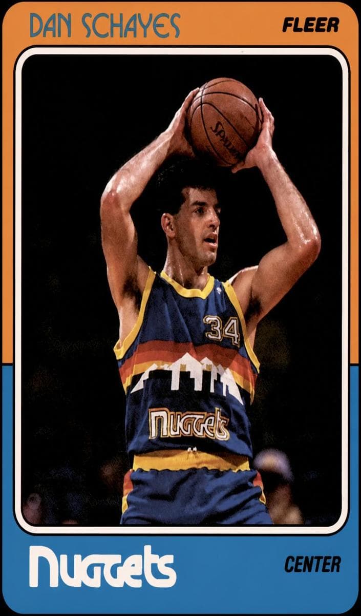 Danny Schayes 1988 fleer
