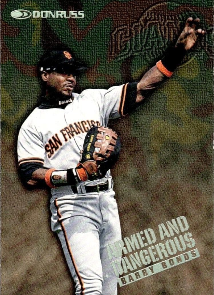 Barry Bonds 1997 panini Donruss