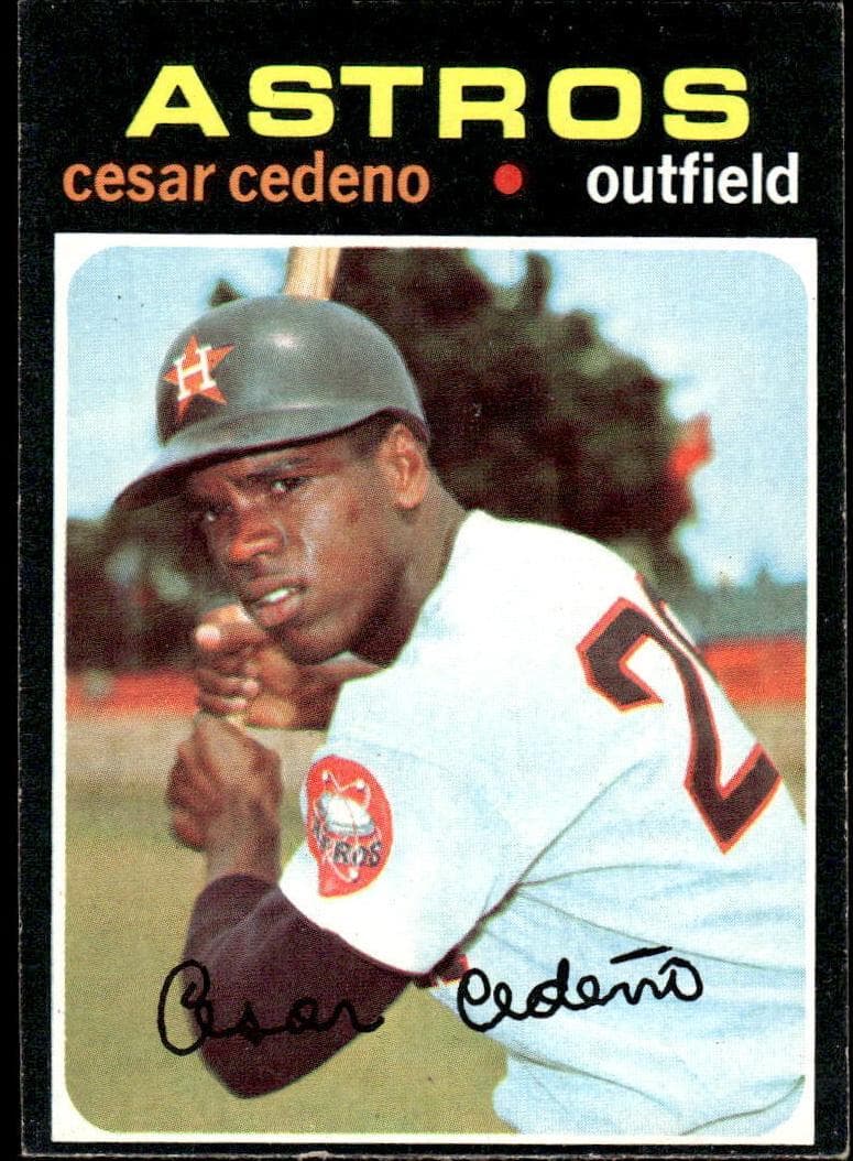 Cesar Cedeno 1971 topps Topps