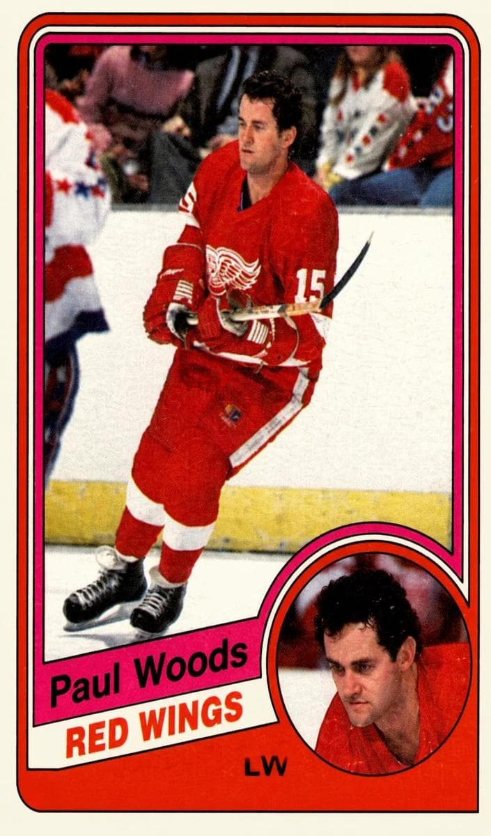Paul Woods trading card
