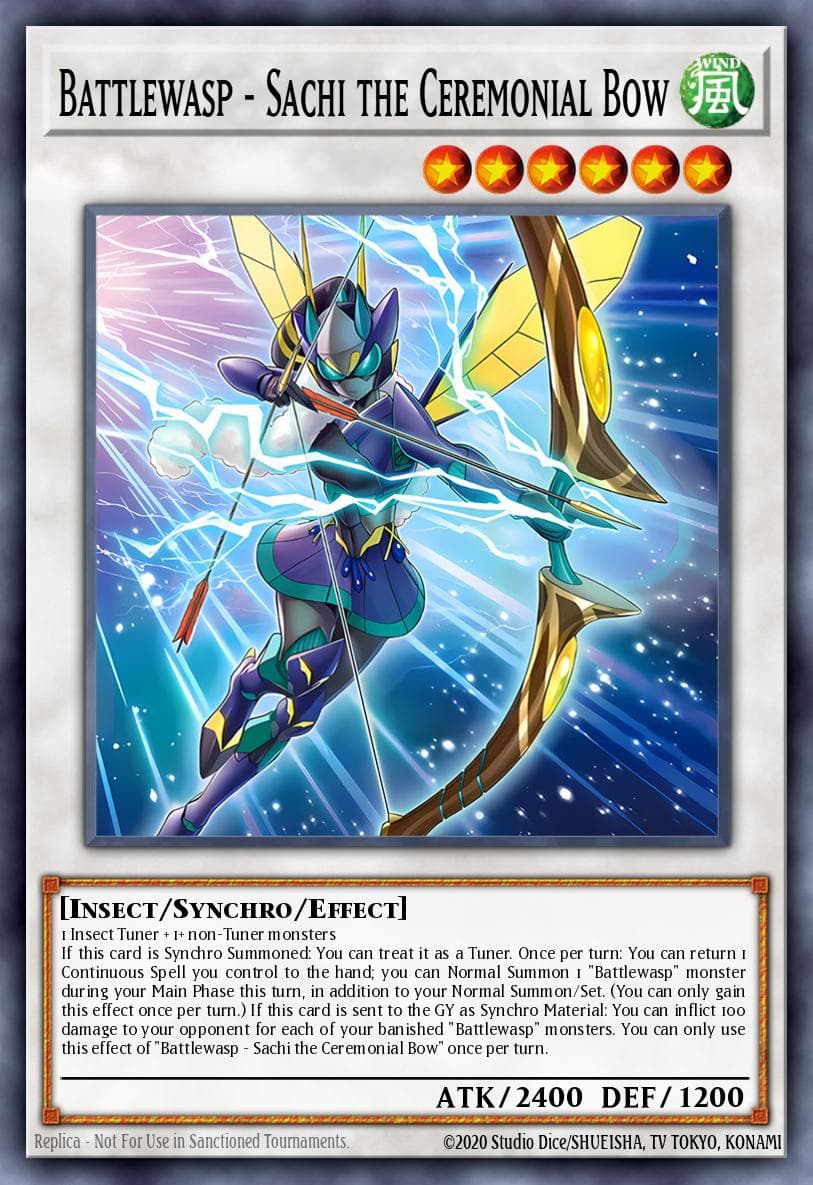 Battlewasp - Sachi the Ceremonial Bow 2024 Yu-Gi-Oh! Japanese Rage of the Abyss