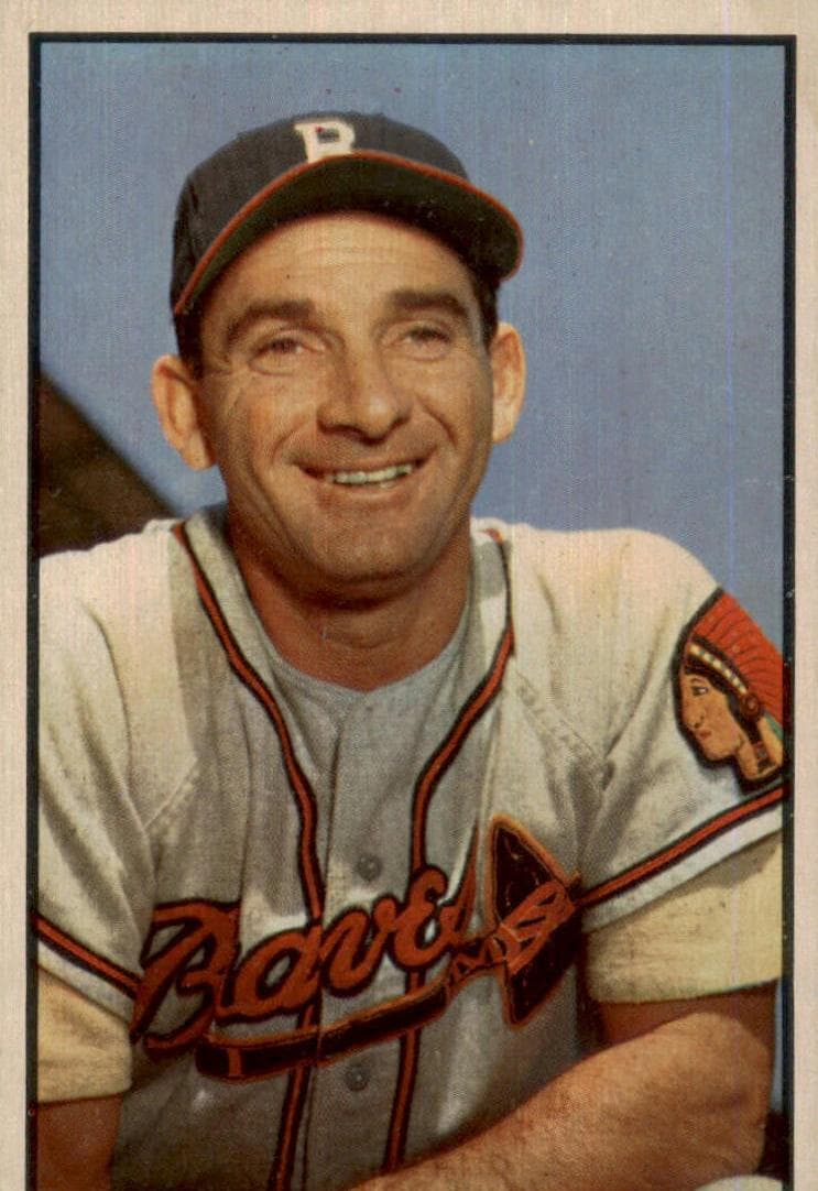 Sid Gordon 1953 bowman Bowman Color