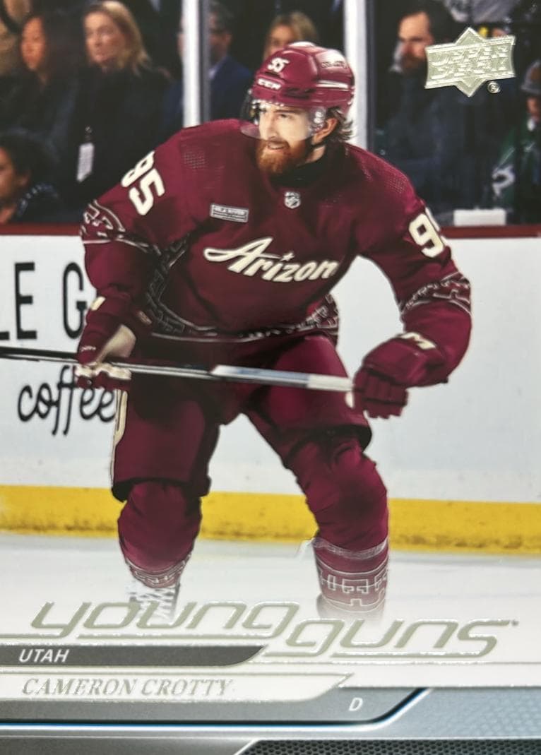 Cameron Crotty trading card