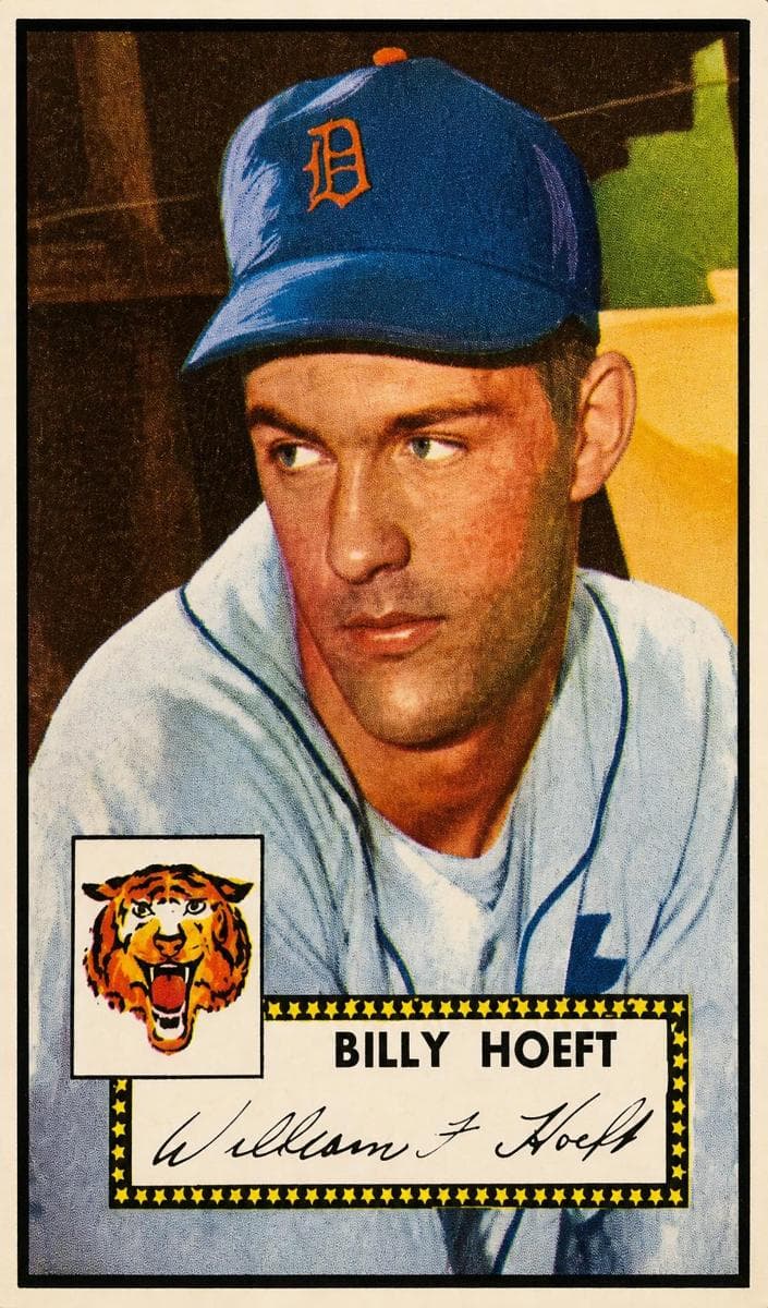 Billy Hoeft 1952 topps