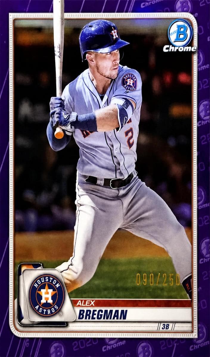 Alex Bregman 2020 bowman Bowman Chrome