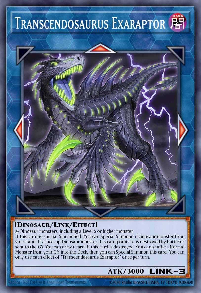 Transcendosaurus Exaraptor 2024 Yu-Gi-Oh! 25th Anniversary Tin: Dueling Mirrors