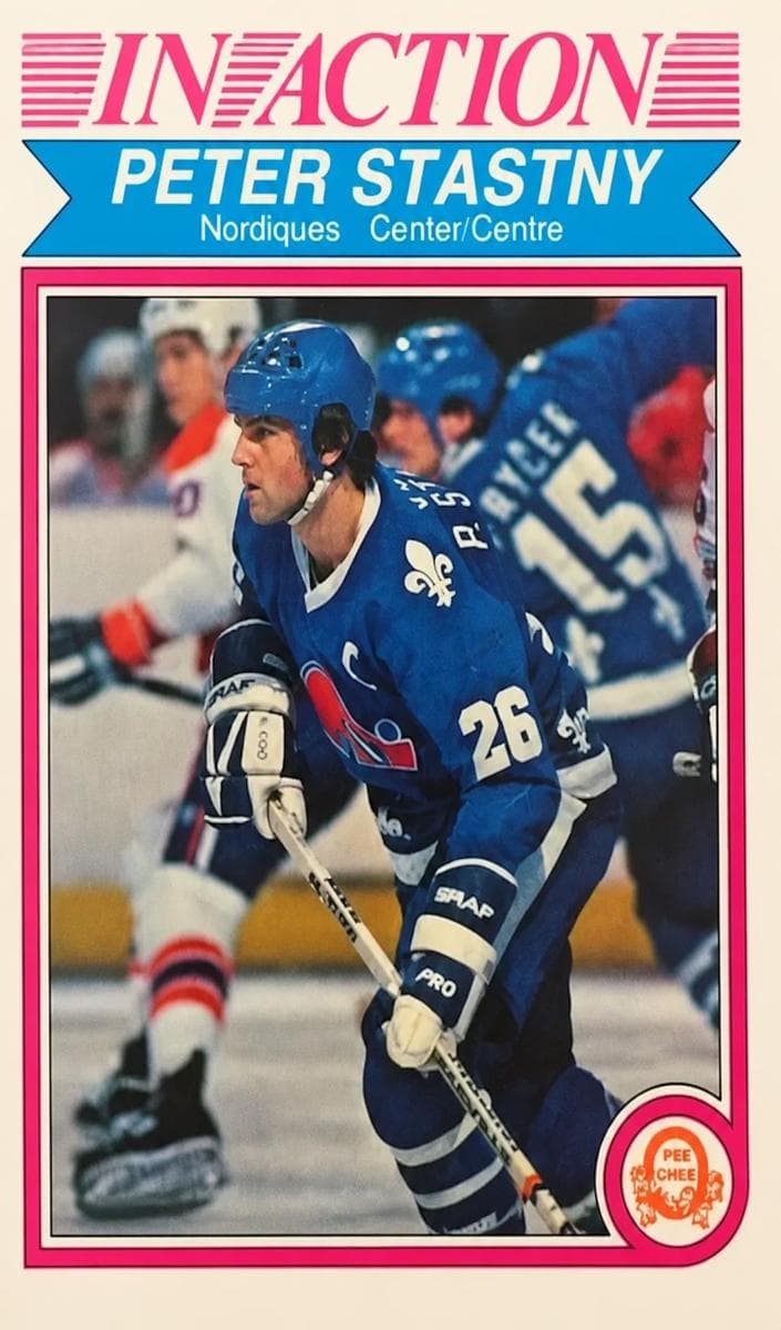 Peter Stastny 1982 topps O-Pee-Chee