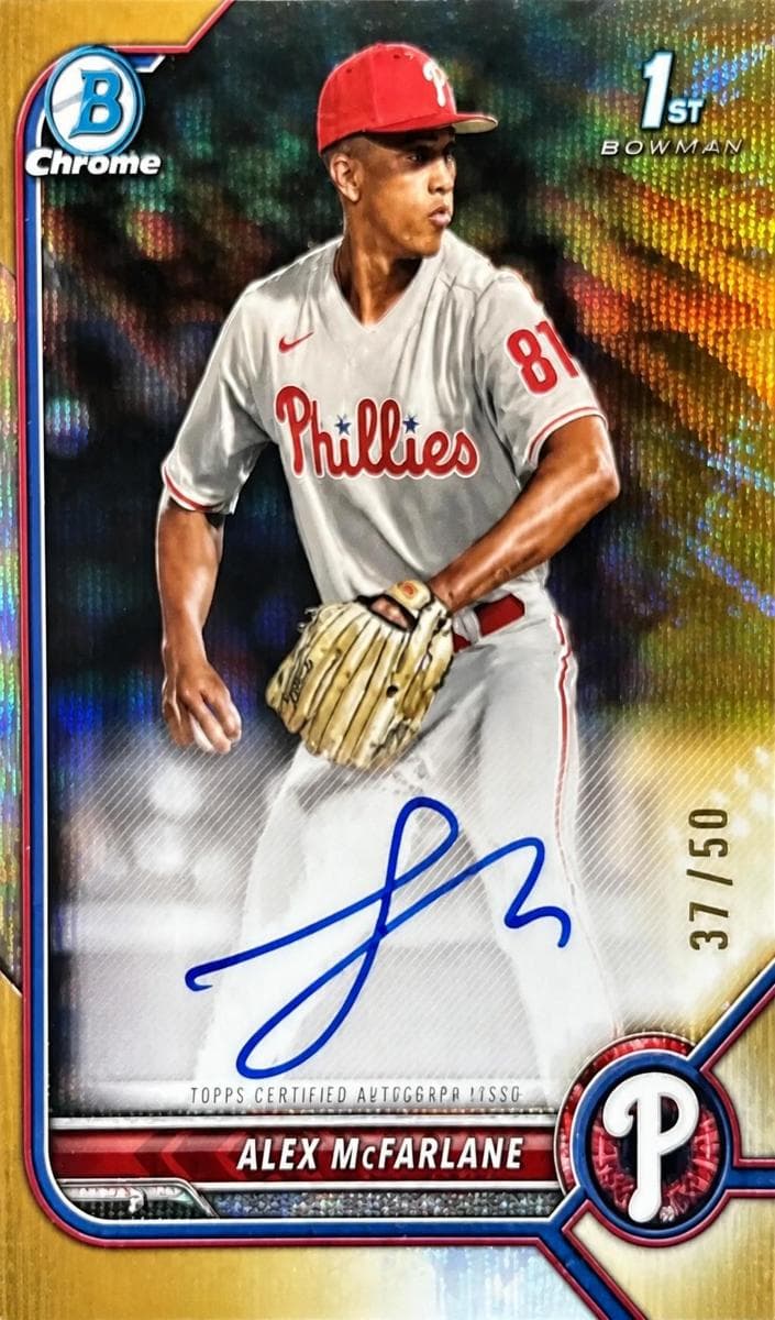 Alex McFarlane 2022 bowman Bowman Draft