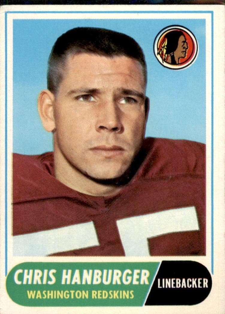 Chris Hanburger 1968 topps Topps
