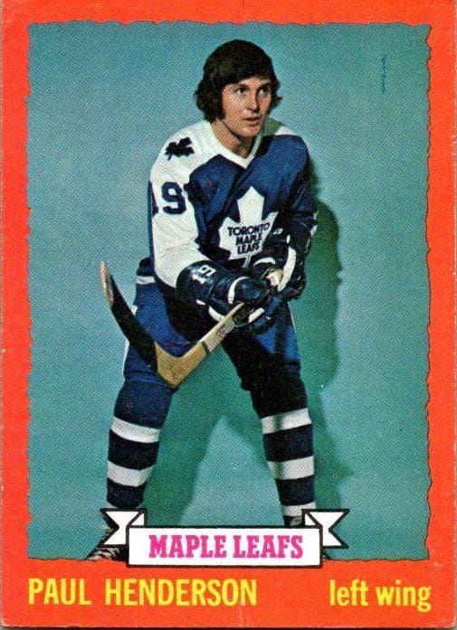 Paul Henderson 1973 topps Topps