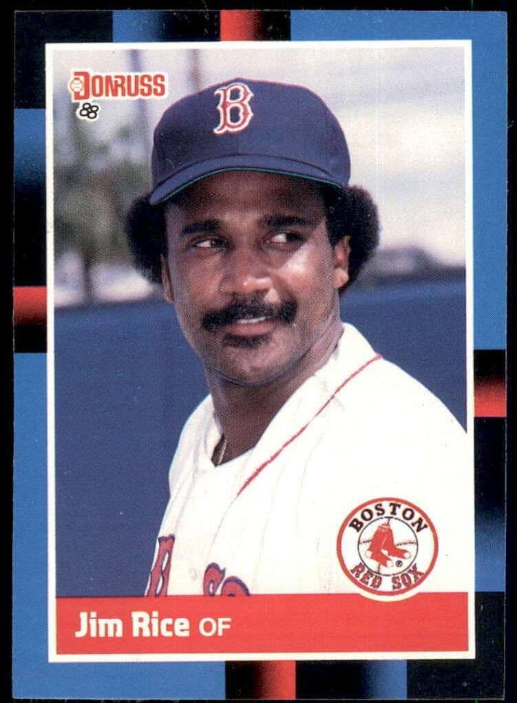 Jim Rice 1988 panini