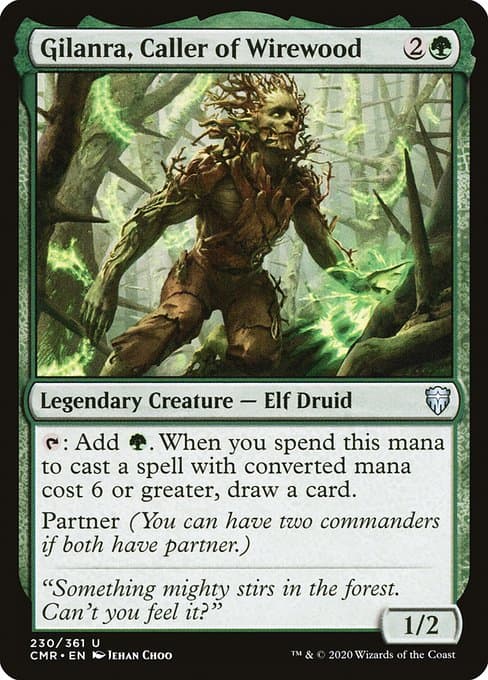 Gilanra, Caller of Wirewood 2020 Magic: The Gathering Commander Legends