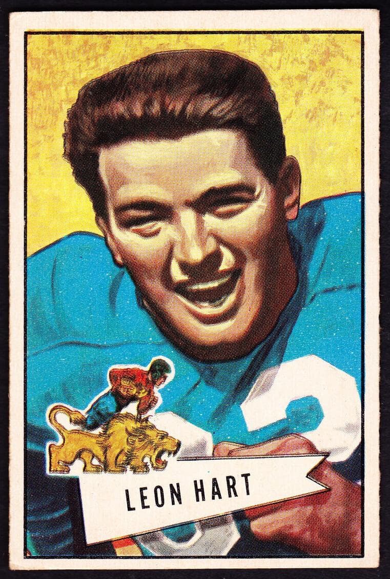 Leon Hart 1952 bowman Bowman Small