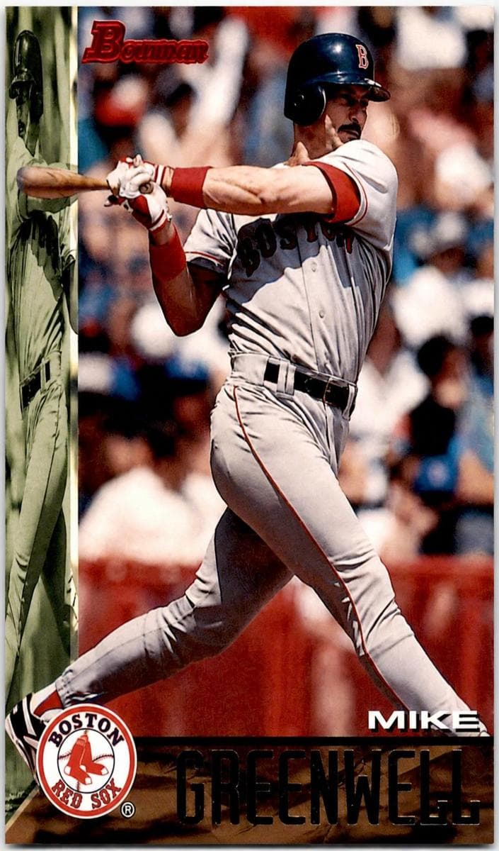 Mike Greenwell 1995 bowman Bowman