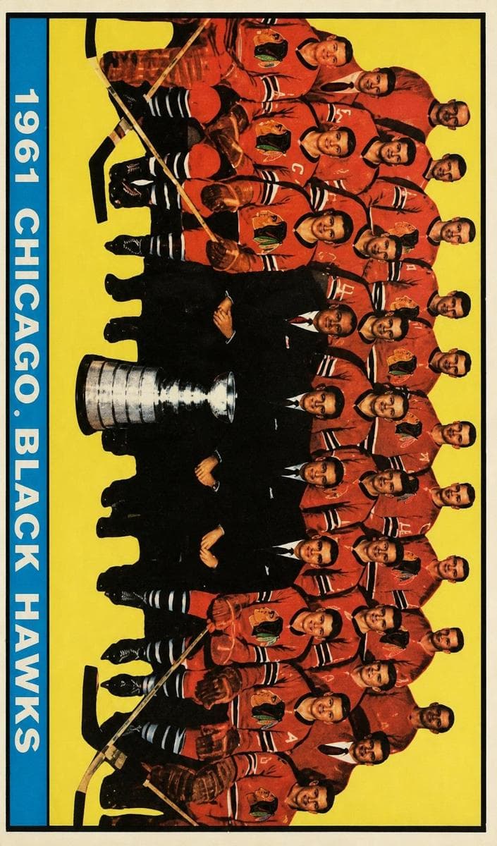 Chicago Blackhawks 1961 topps Topps