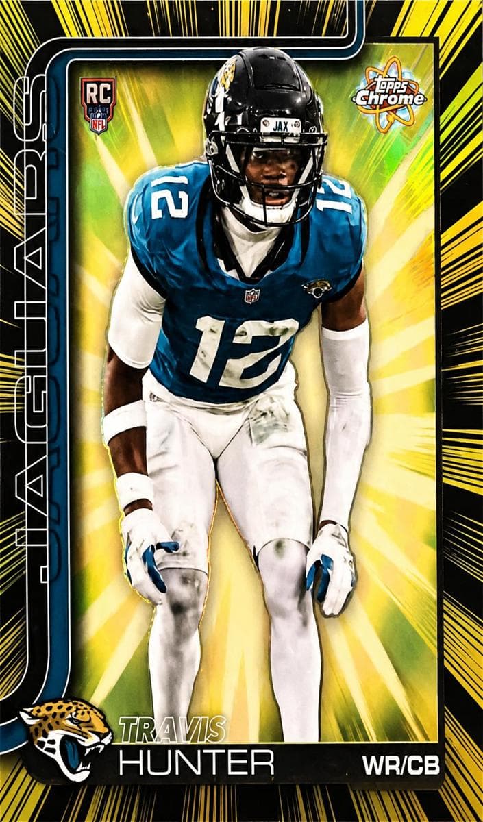 Travis Hunter 2025 topps Topps Chrome