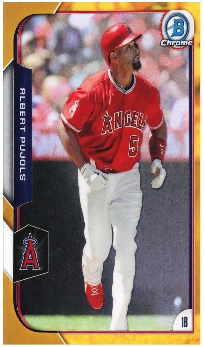 Albert Pujols 2015 bowman Bowman Chrome