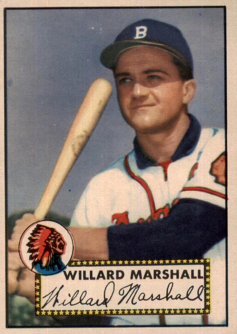 Willard Marshall 1952 topps Topps