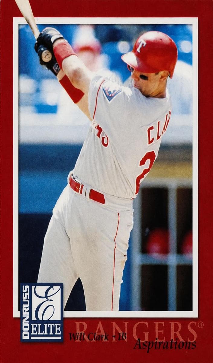 Will Clark 1998 panini Donruss Elite