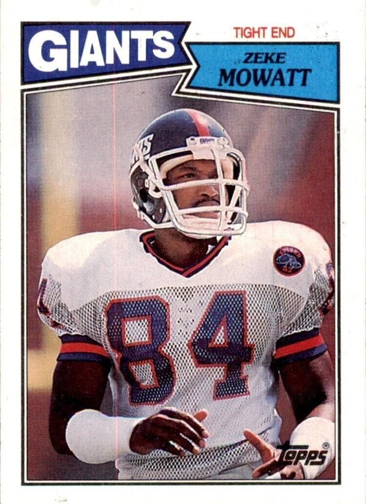 Zeke Mowatt trading card
