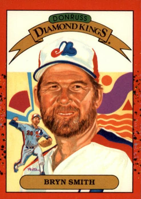 Bryn Smith 1990 panini Donruss
