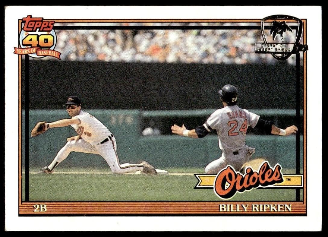 Billy Ripken 1991 topps O-Pee-Chee
