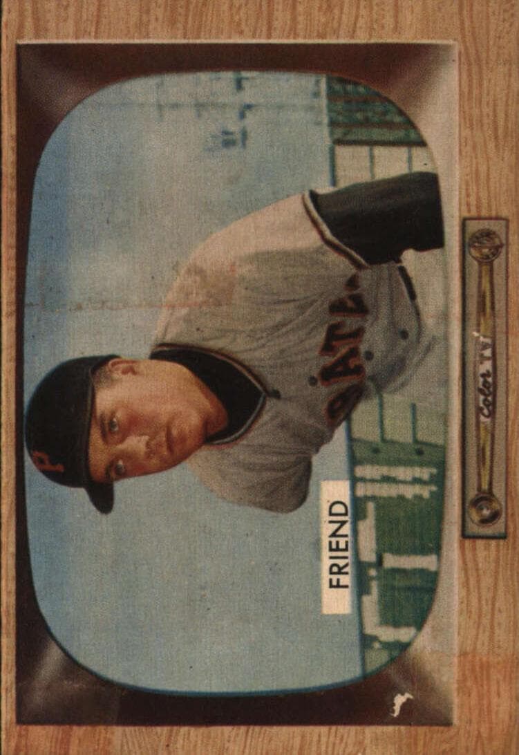 Bob Friend 1955 bowman Bowman