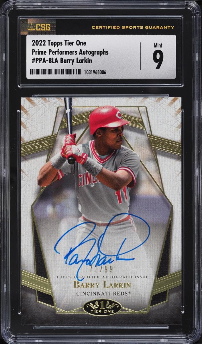 Barry Larkin 2022 topps