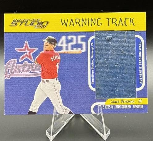 Lance Berkman 2001 panini Donruss Studio