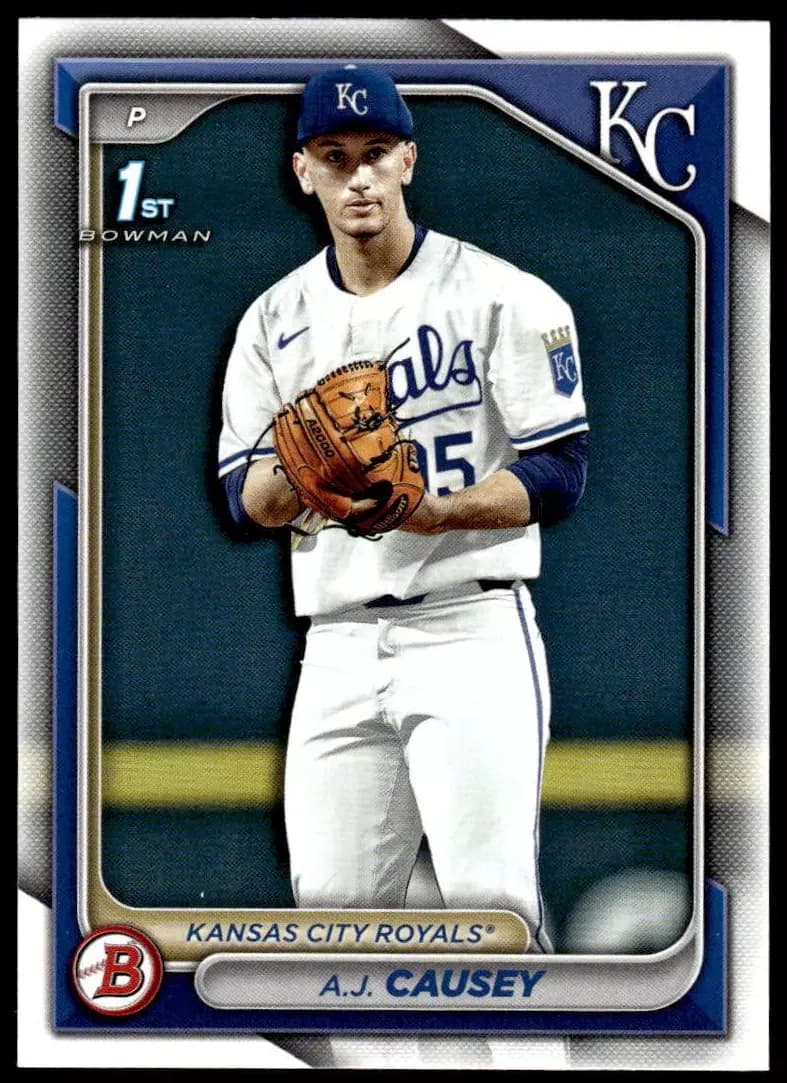 A.J. Causey trading card
