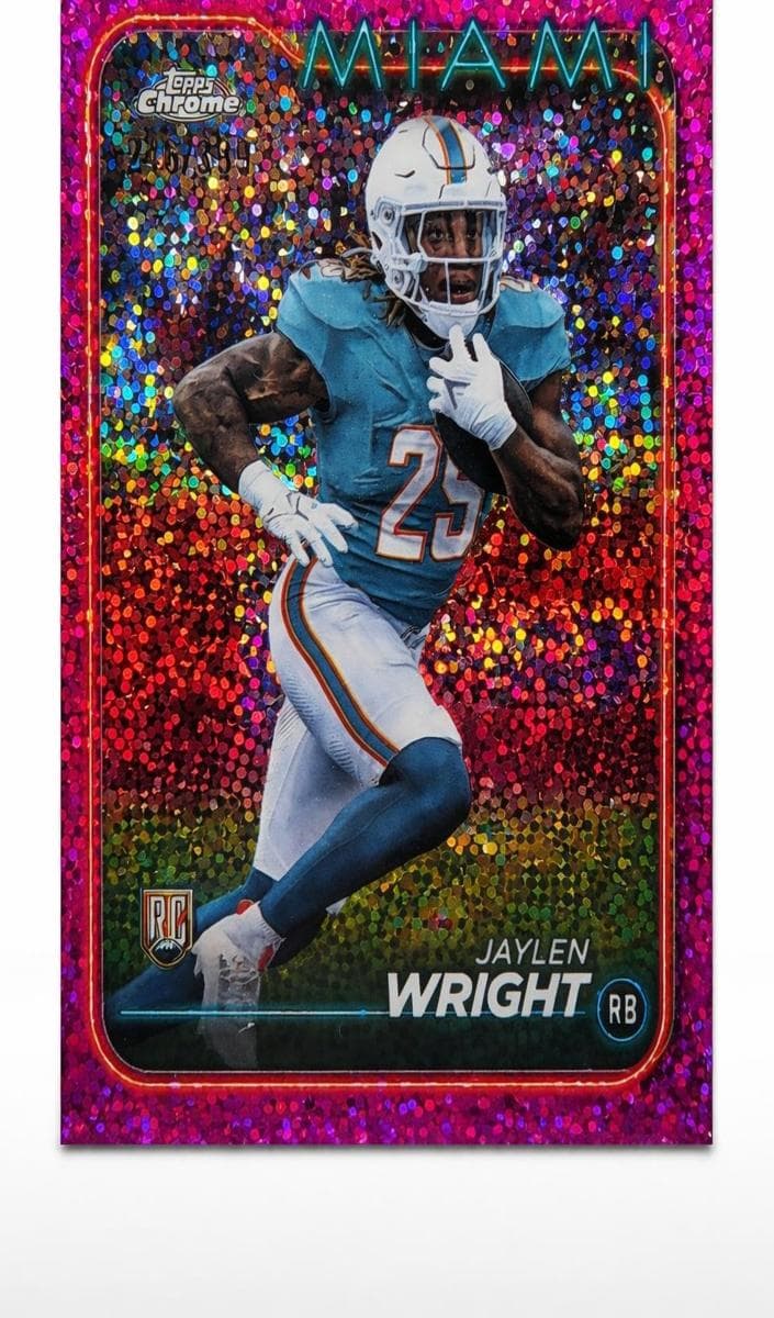 Jaylen Wright 2024 topps Topps Chrome