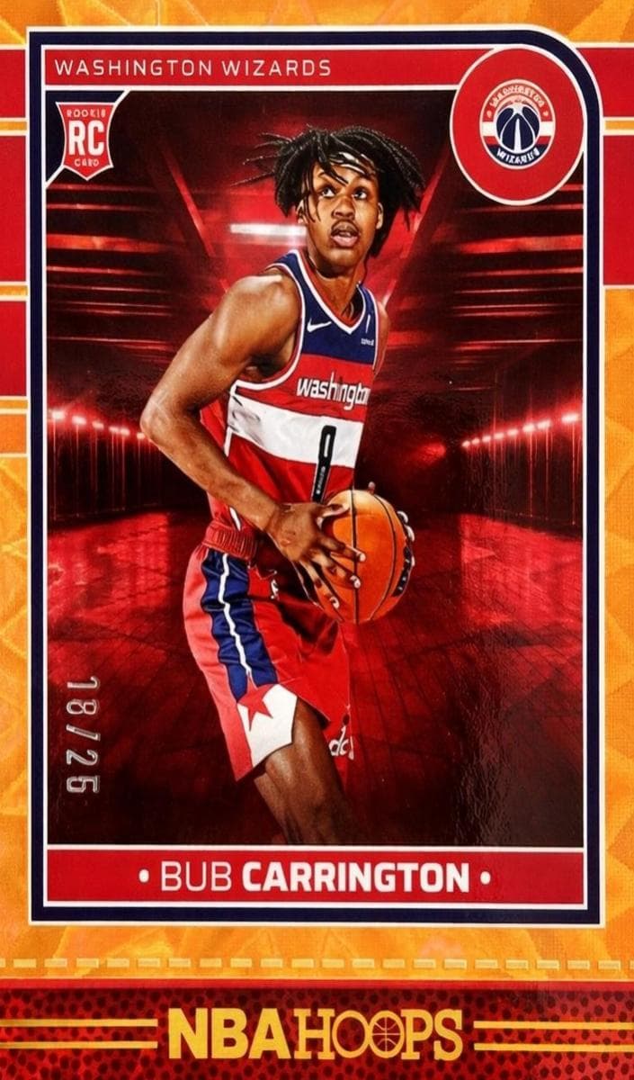 Bub Carrington 2024 panini Hoops Winter