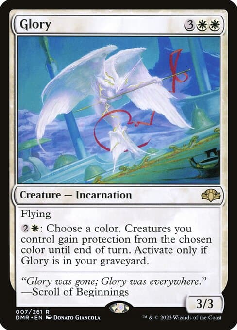 Glory 2002 Magic: The Gathering Judgment Foil