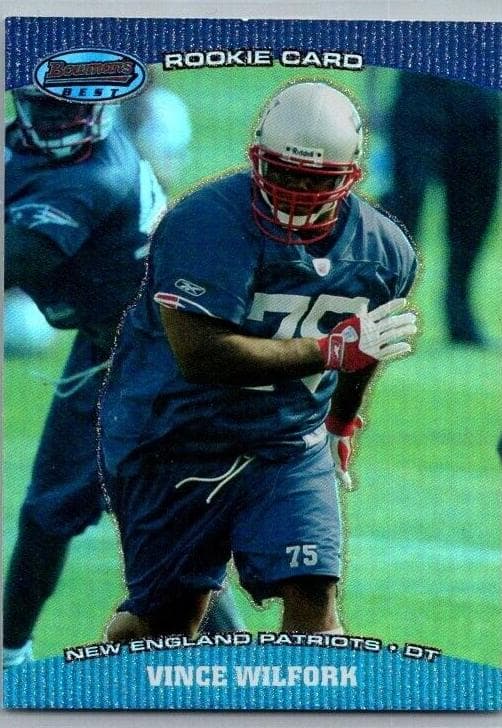 Vince Wilfork trading card