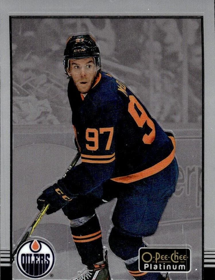 Connor McDavid 2021 O-Pee-Chee Platinum auto card