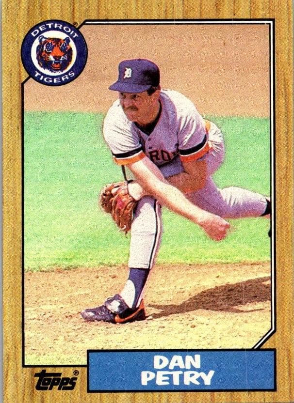 Dan Petry 1987 topps Topps