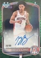 Brayden Burries trading card