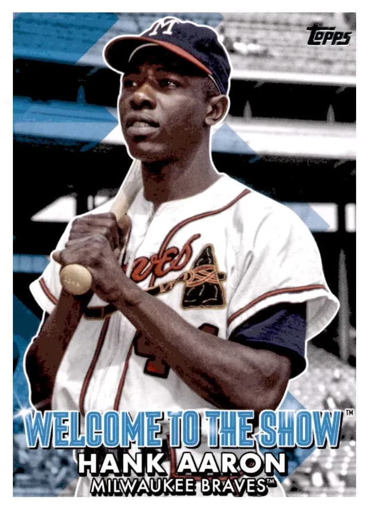 Hank Aaron 2022 topps Topps