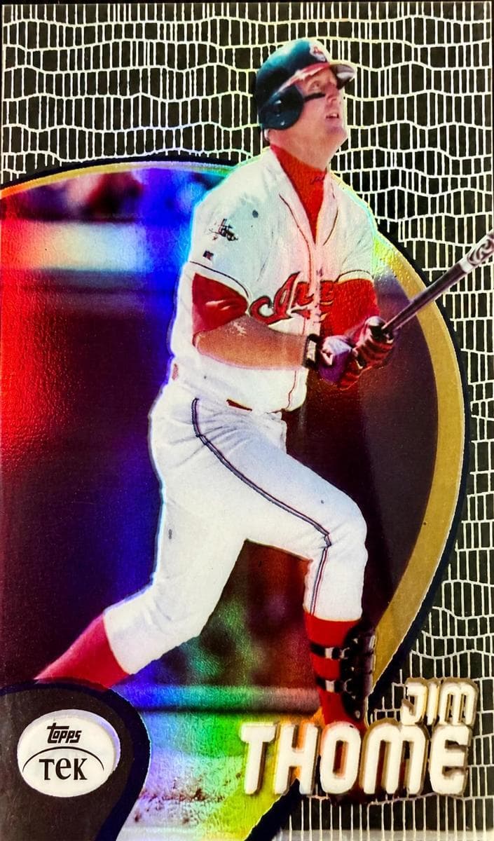 Jim Thome 1998 topps Topps Tek