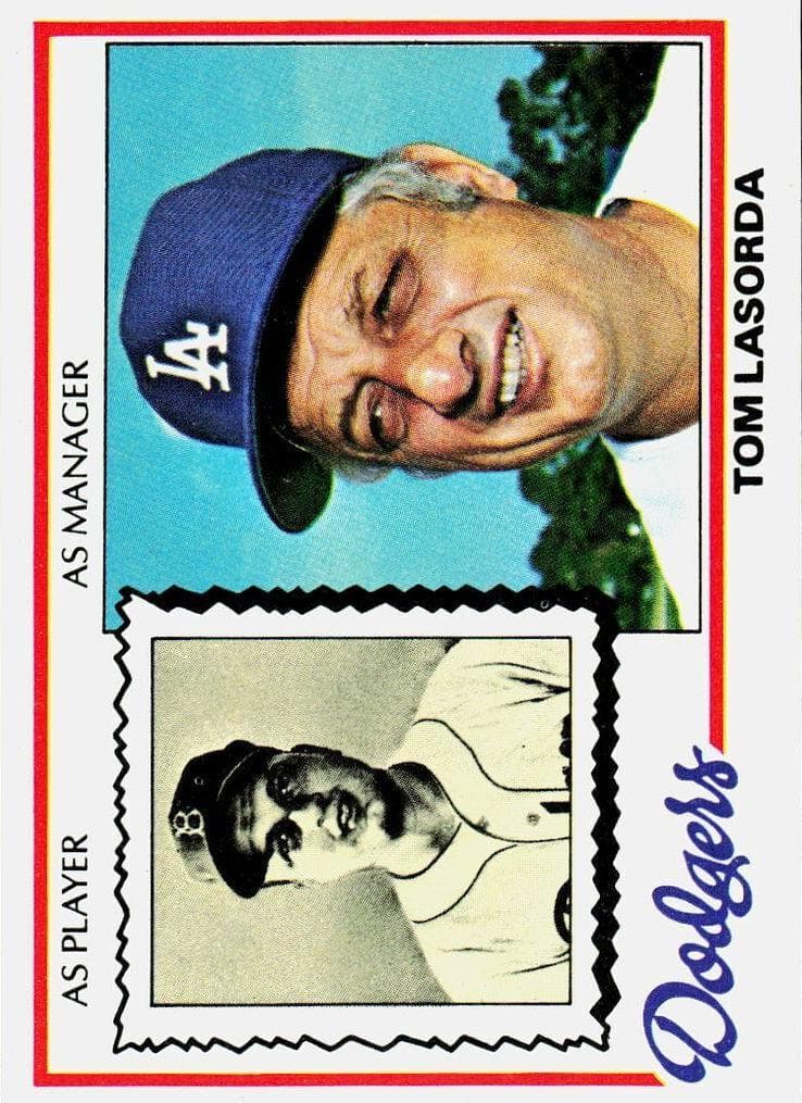 Tom Lasorda 1978 topps Topps