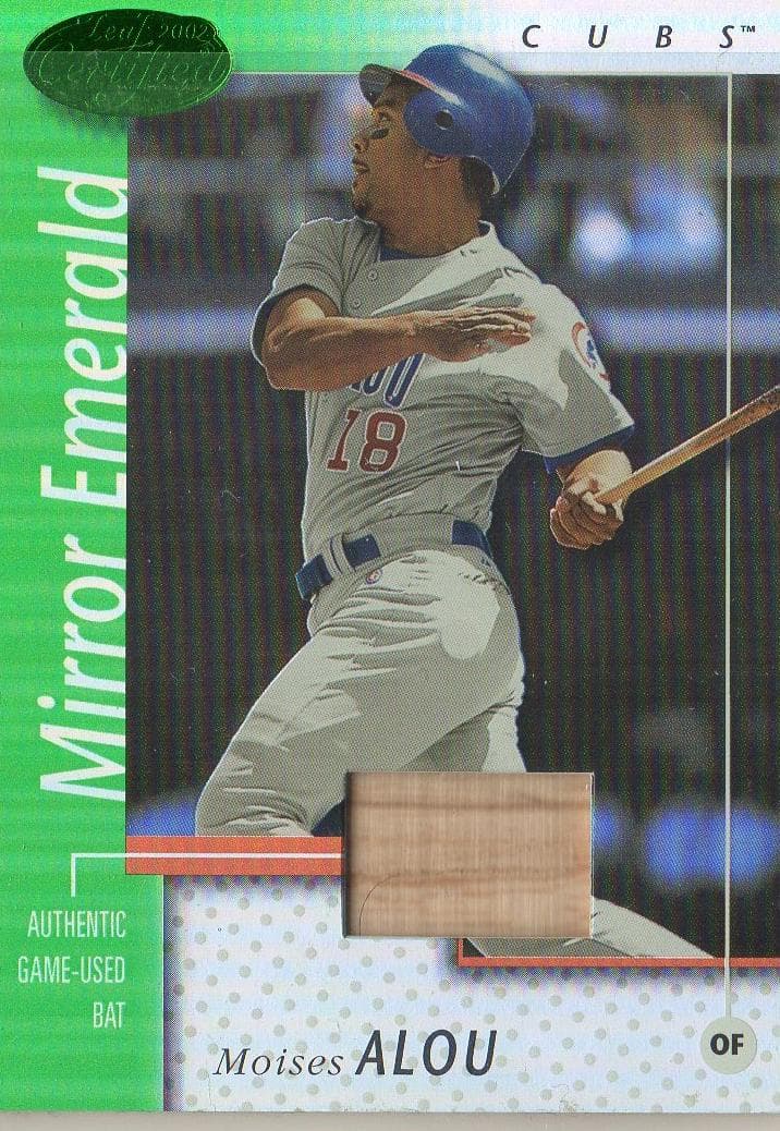 Moises Alou 2002 leaf Certified