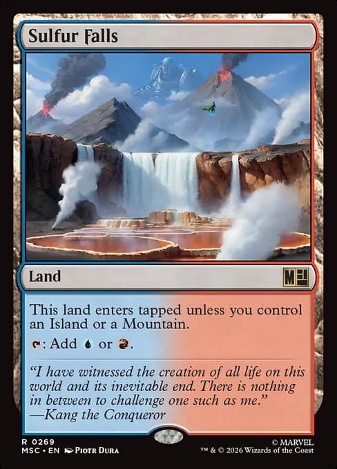 Sulfur Falls 2025 Magic: The Gathering Aetherdrift Commander