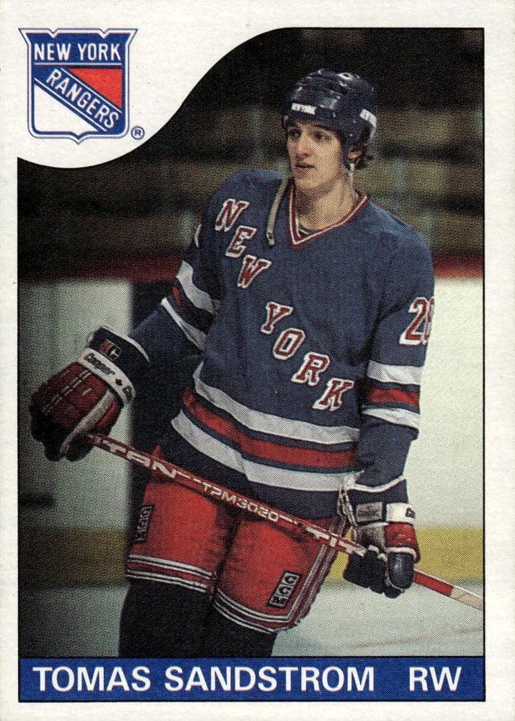 Tomas Sandstrom trading card