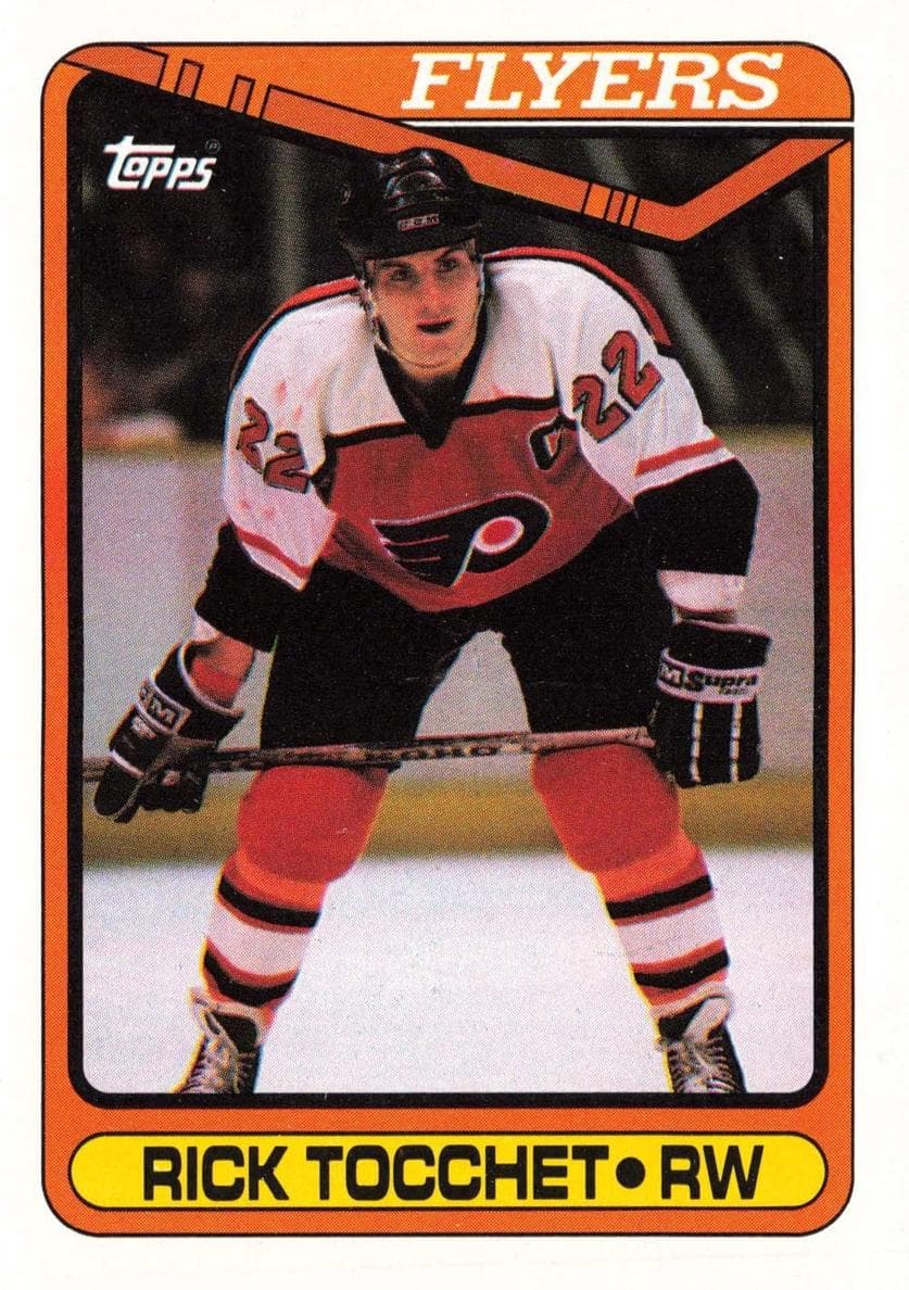 Rick Tocchet 1990 topps Topps