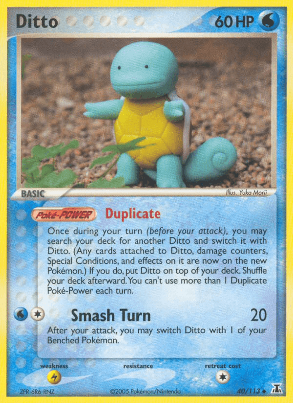 Ditto (Squirtle) 2005 Pokemon